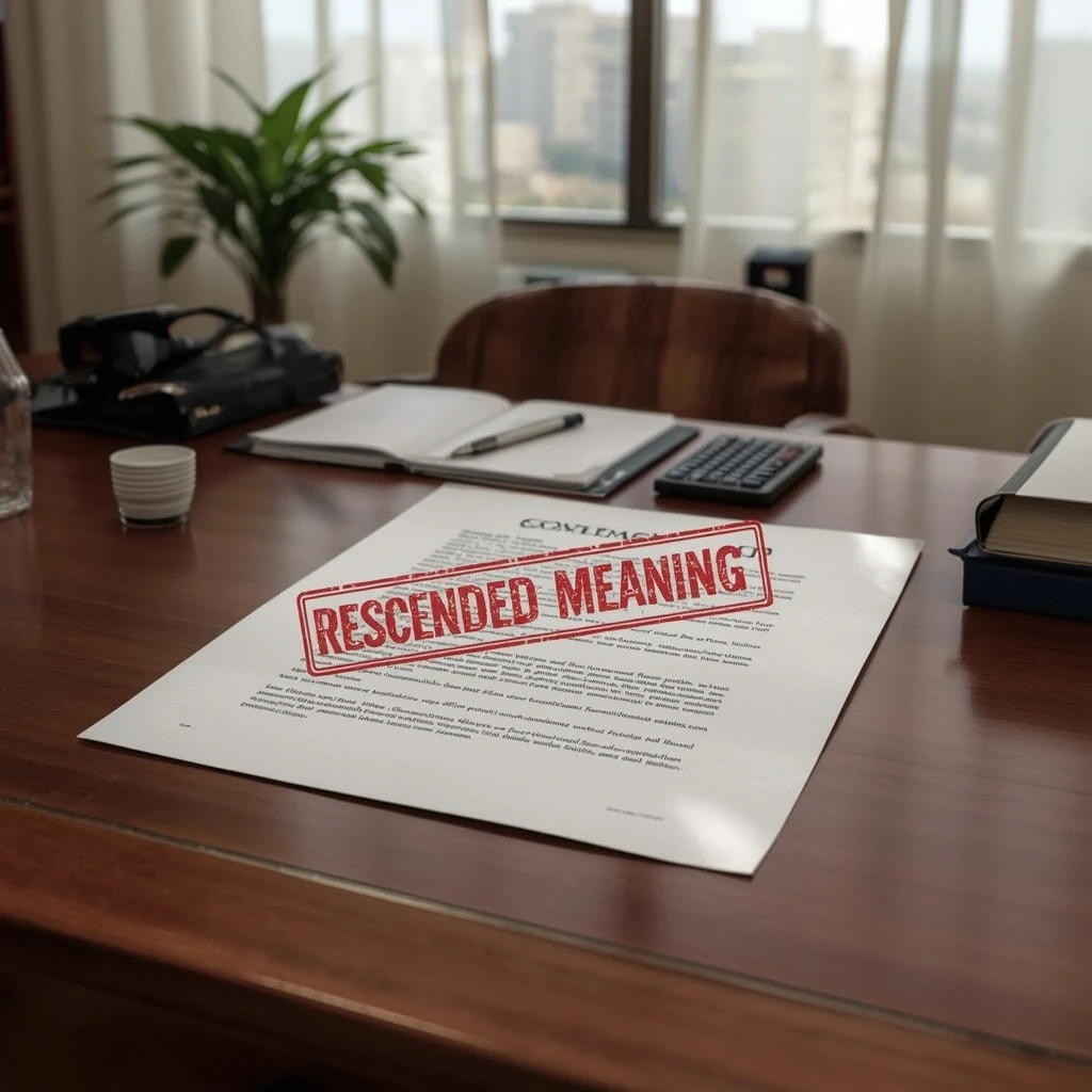 Rescinded Meaning: Definition, Legal Effects, Real-World Examples, and How to Respond